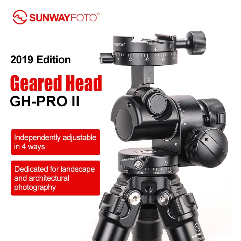 SUNWAYFOTO GH PRO II головка штатива панорамная для dslr камеры arca swiss с одной бесплатной