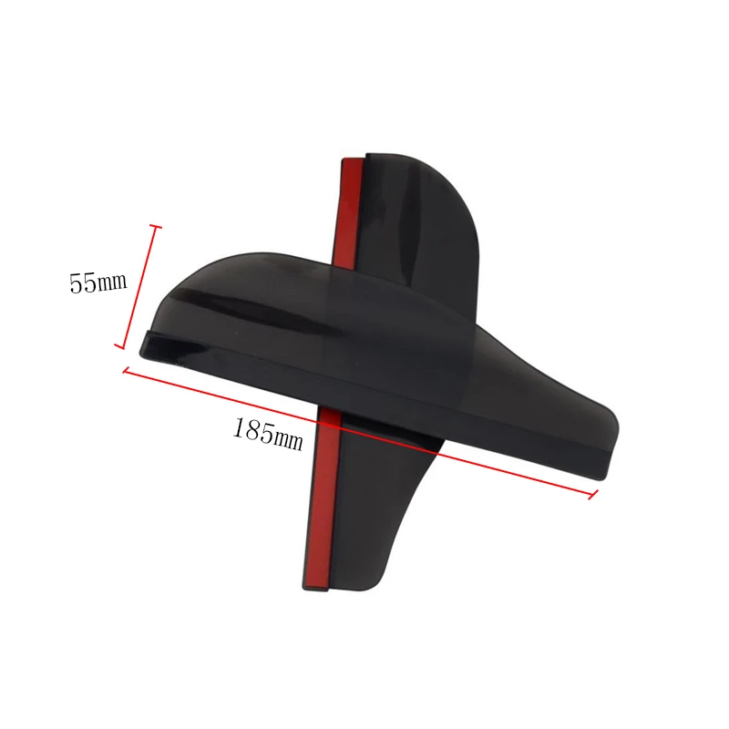 2 шт. ПВХ автомобильная наклейка на зеркало заднего вида защита от дождя и бровей