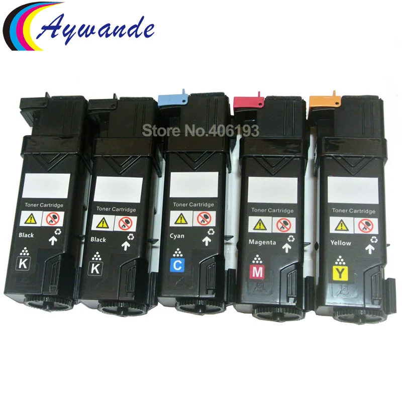 5 x совместимый с цветным картриджем Xerox Phaser 6128 6128MFP 6128MFP/N 106R01459 106R01456 106R01457 106R01458|toner