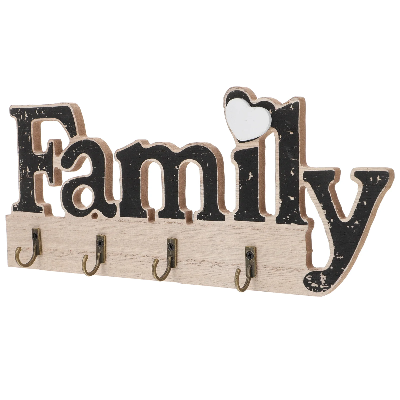 

1 шт. настенный деревянный крючок, Декоративная вешалка для хранения, настенное украшение для крыльца