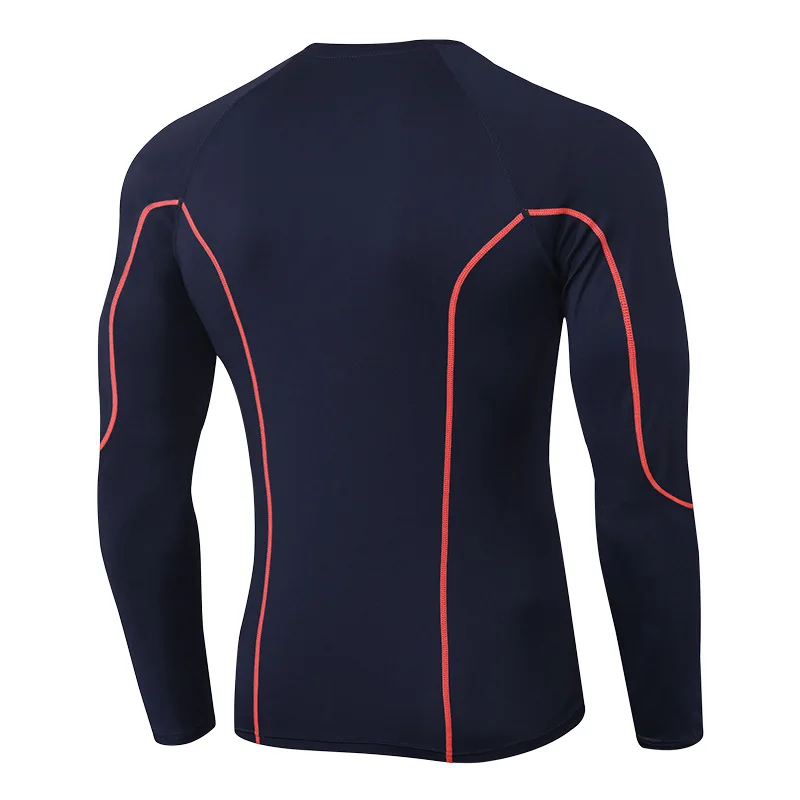 

Pro Men's Fitness Long Sleeve Tight Quick Dry Training Sportswear Ultra-Stretch Running Wicking T-shirt Top 01507