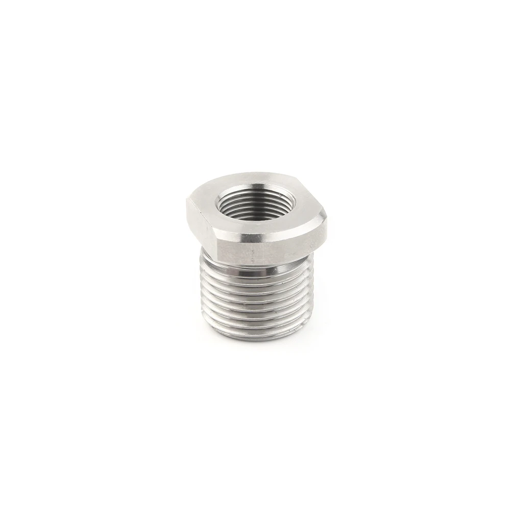 

1/2"-28 to 3/4"-16 Stainless Steel Threaded Oil Filter Adapter