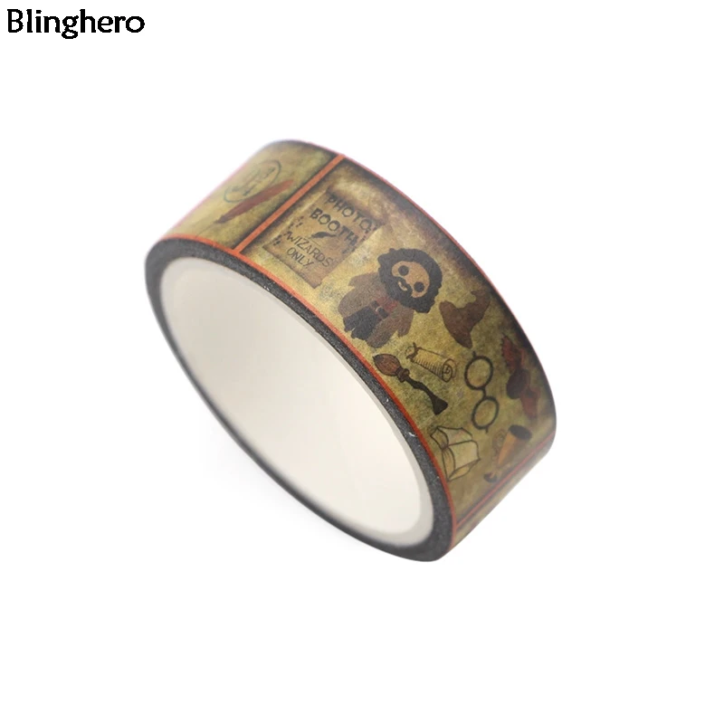 Blinghero Magic World 15 мм X 5 м васи клейкая лента стильная маскирующая Лента наклейки для ноутбука крутая ручка клейкая лента BH0033