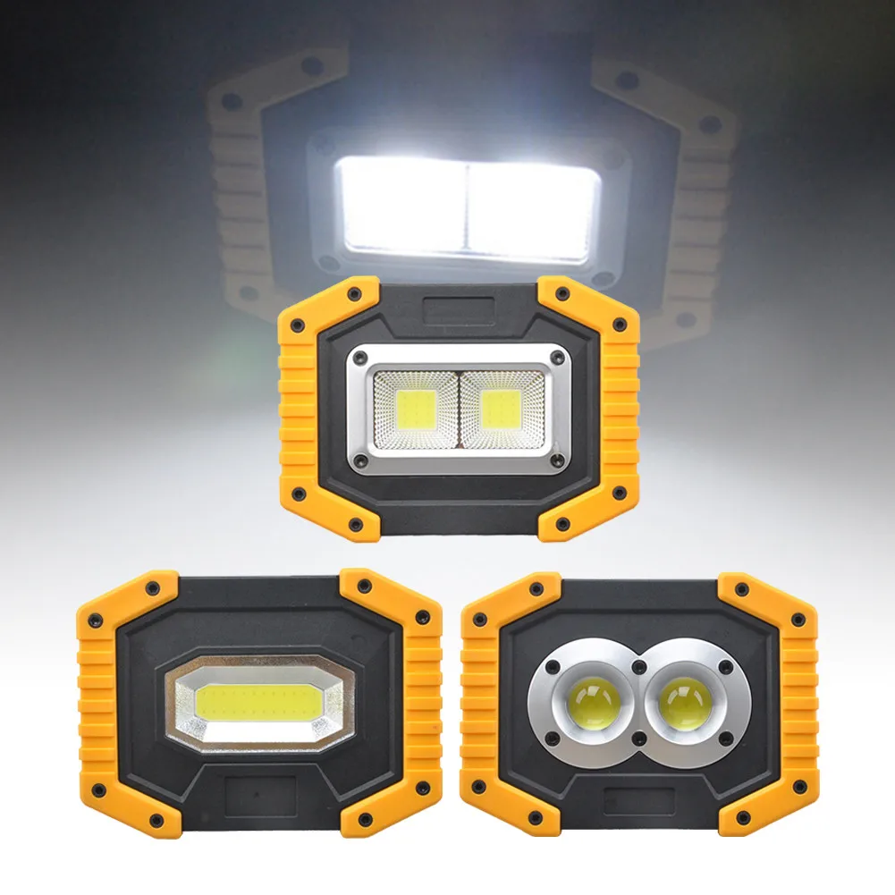 

30W Solar LED Work Light USB Rechargeable Outdoor Camping Torch Flood Flashlamp High-brightness Floodlight Work Light Hand Tool