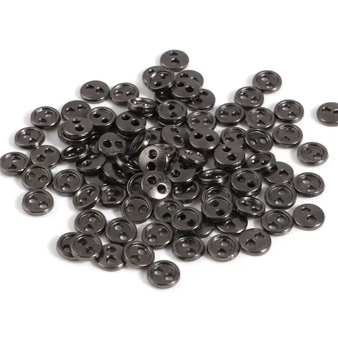 Мини металлические кнопки DoreenBeads 3/4/5 мм 50 шт