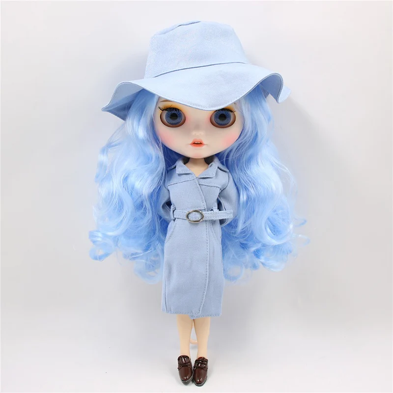 Одежда для кукол DBS Blyth трехцветный плащ с верхней шапкой костюм 1/6 года шарнирное