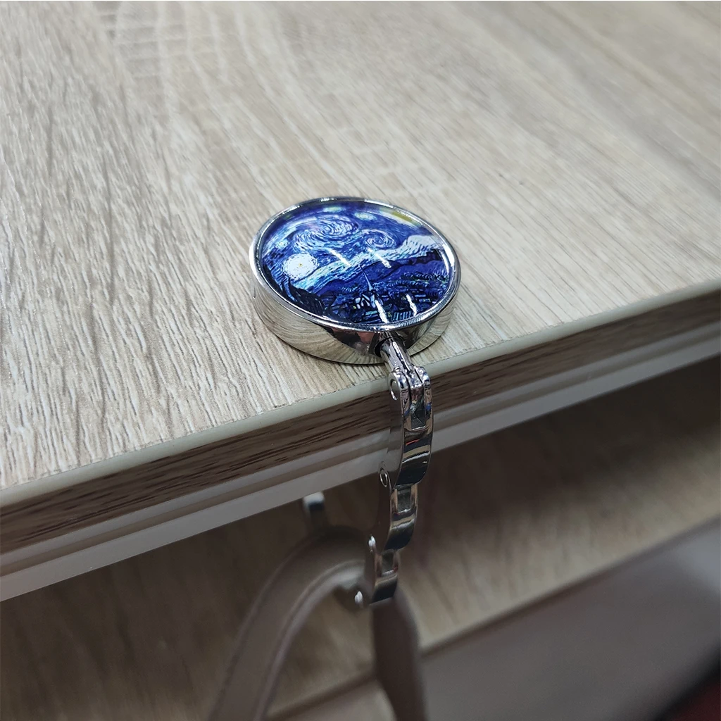 1 шт. портативная складная сумка с крюком вешалка сумочка держатели складной