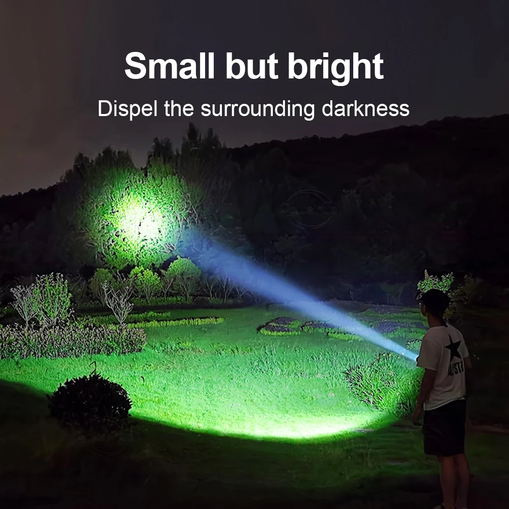 Миниатюрный светодиодный фонарик с зарядкой от usb супермощные водонепроницаемые