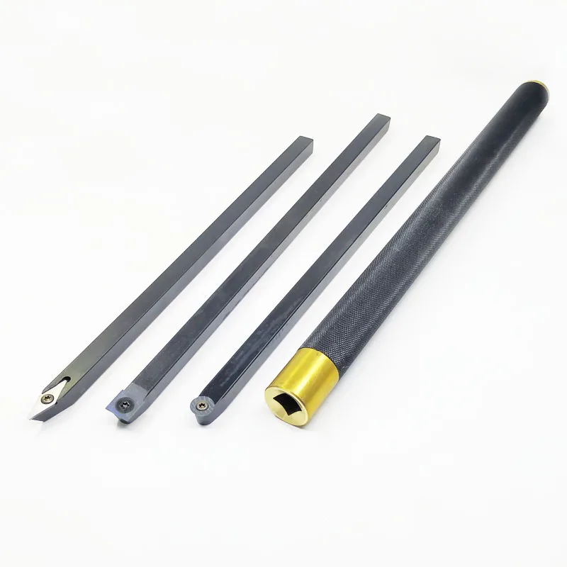 1 шт. удлиненный квадратный резак 12x12 мм алюминиевый сплав латунь ручка токарный