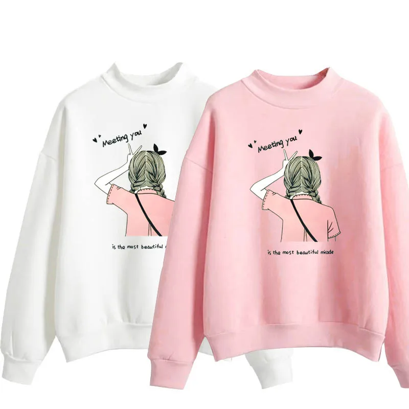 

Свитшот женский с длинным рукавом и принтом на спине