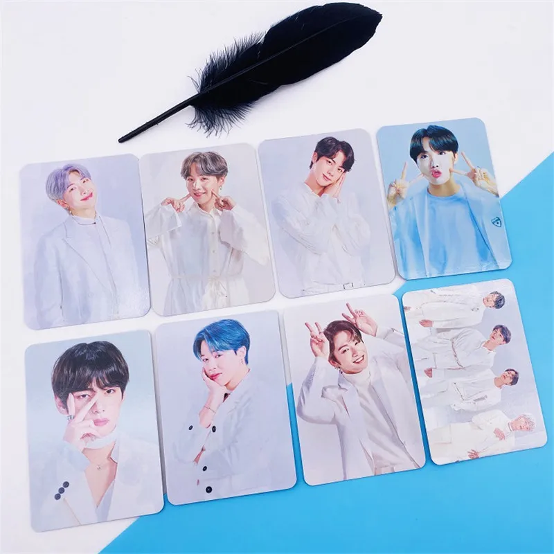 Nueva colecci&oacute;n de seguidores de tarjetas de 7x10cm, set de 8 unids/set de tarjetas de Tour de mapa Bangtan Boys, grupos de Corea del Sur, Kpop, calidad superior-4
