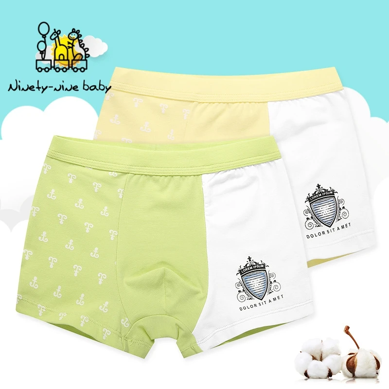 

2 Piece Children's Underwear Cotton Boy Shorts Boys Boxers Pants Baby Short Underpants Kids Clothes Boys High Quality Panties
