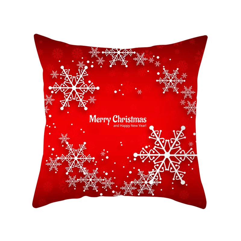 Горячая Распродажа Рождественская подушка крышка Санта Клаус веселого