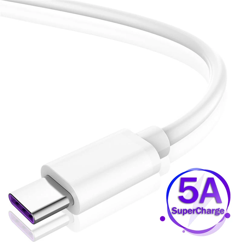 Тип C 5A USB Type кабель для суперзарядки 2 м 3 быстрой зарядки c Huawei P30 Samsung S10 S9 Xiaomi 9