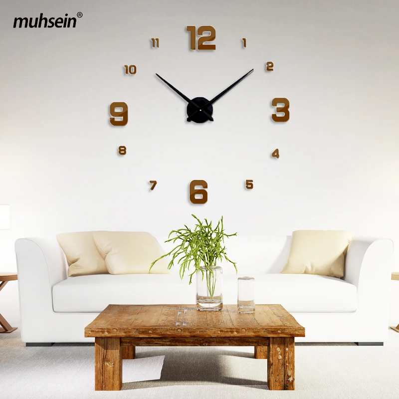Muhsein 2021 полный Голд мокасины Цвет серебристый черный настенные часы современный
