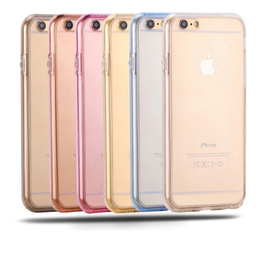 

Actutech 360 Degree Full Body TPU Phone Case Funda Soft Silicone Cover For iPhone 11 Pro 7 6 8 Plus X XR XS MAX 5 5S Fitted Case