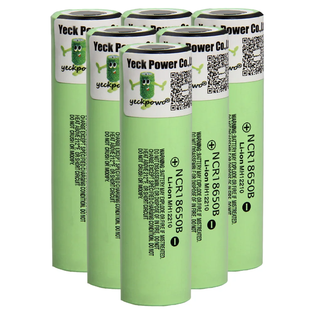 Аккумуляторные литий-ионные батареи 18650 20 шт. 3400 мА/ч 3 7 в плоский верх Зарядка