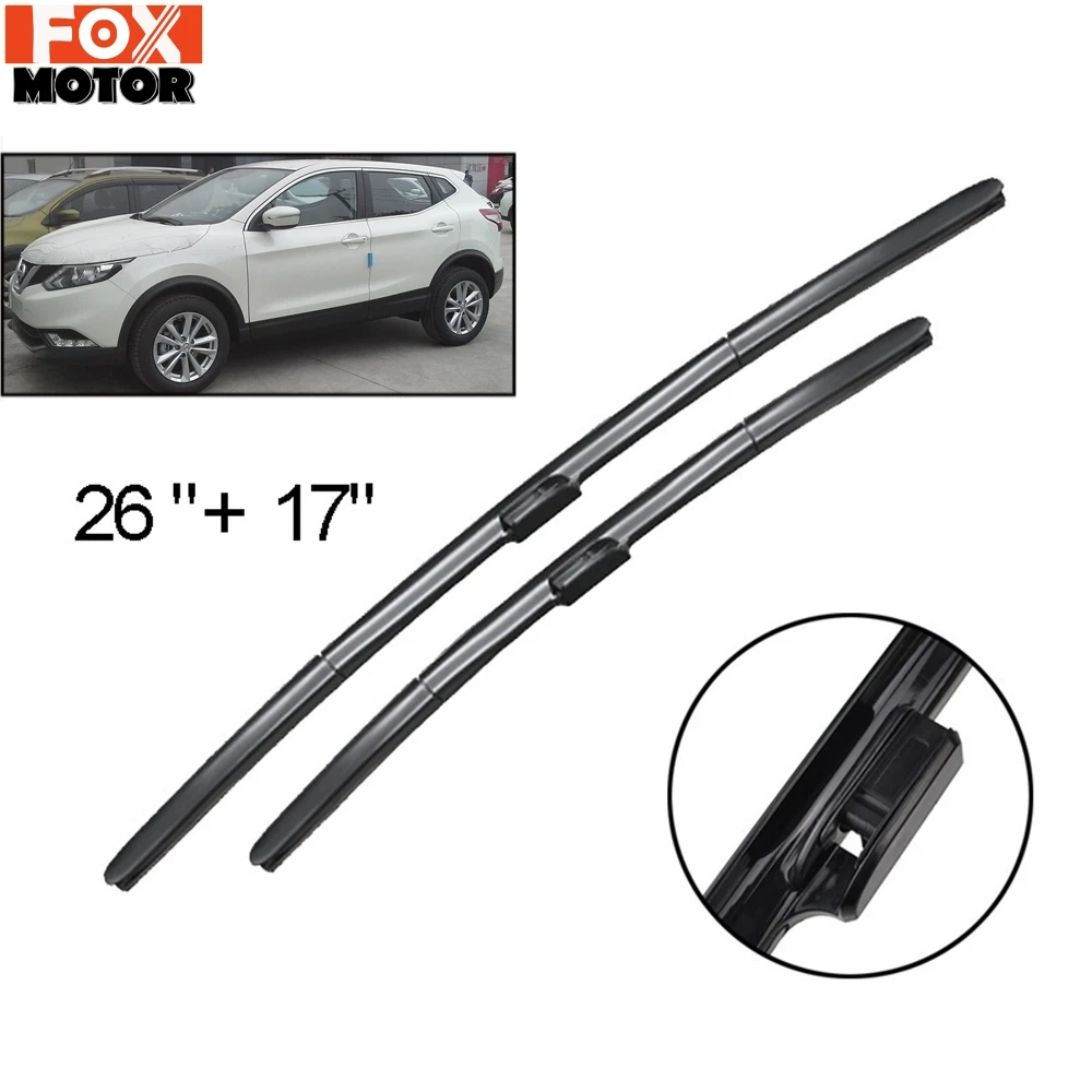 2 шт./компл. для Nissan Qashqai J11 2020 2019 2018 2017 2016 2015 2014 2013 26 &quot17&quot переднее ветровое стекло