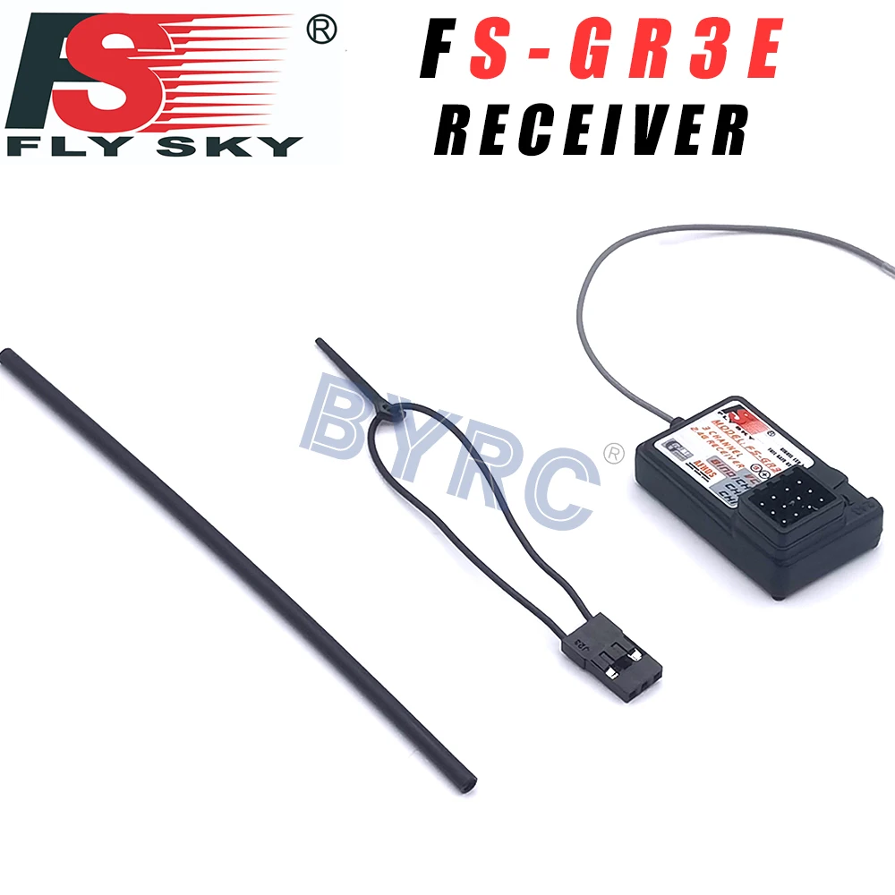 Flysky FS-GR3E 3 канала 2 4G GR3E приемник с функцией автоотключения GT3B GR3C обновление для RC
