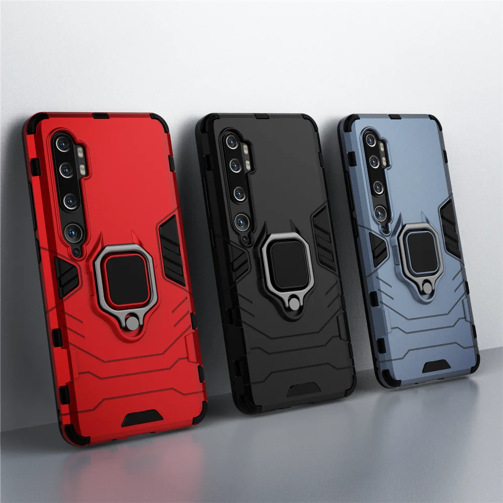 

Shockproof Armor Case For Xiaomi Mi CC9 CC9e Case Ring Holder Stand Phone Back Cover for Xiomi Mi CC9 Pro CC9e CC 9 E Funda Capa