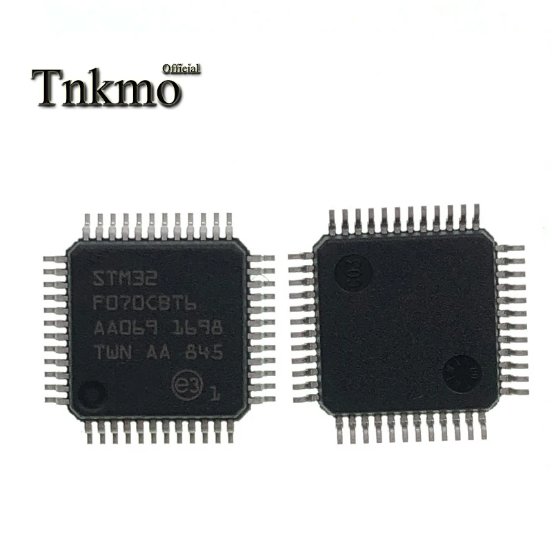 5 шт. 10 STM32F070CBT6 LQFP-48 STM32F070CB LQFP8 STM32F070 STM32 32F070CBT6 070 32-битный микропроцессор чип новый и