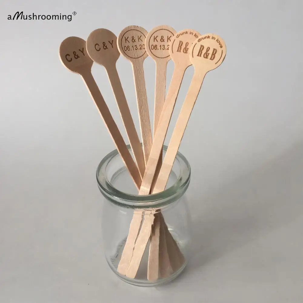 Персонализированные Stir Sticks палочка для помешивания коктейля Напиток мешалки
