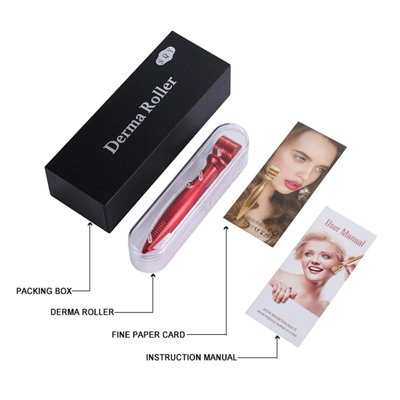 Новое поступление 540 титановая игла Дерма ролик микроигла система