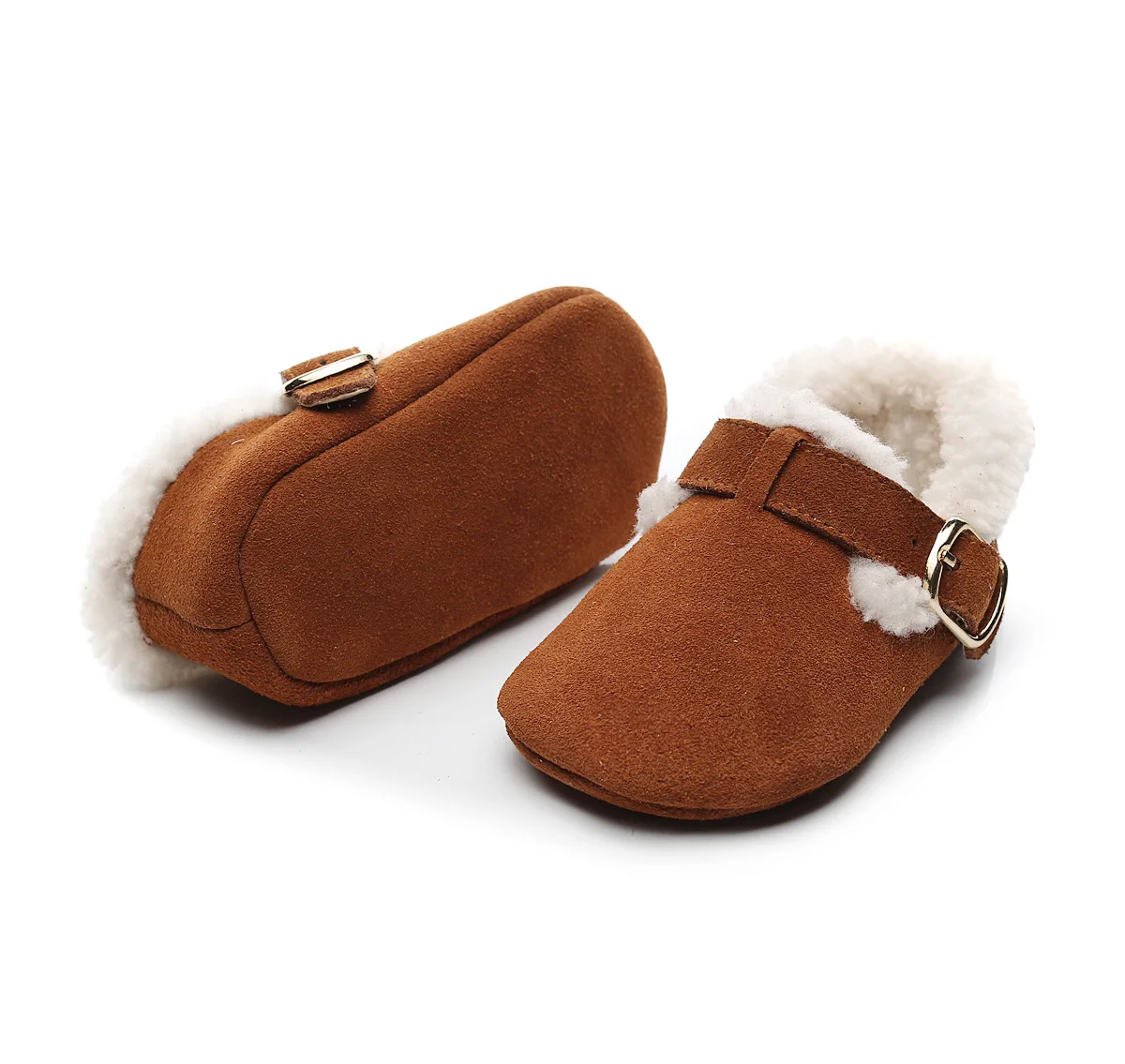 

Baby Toddler Shoes Soft Bottom 0-12 Years Old Newborn Baby Shoes Winter New Genuine Leather Baby Cotton Shoes Infant Warm