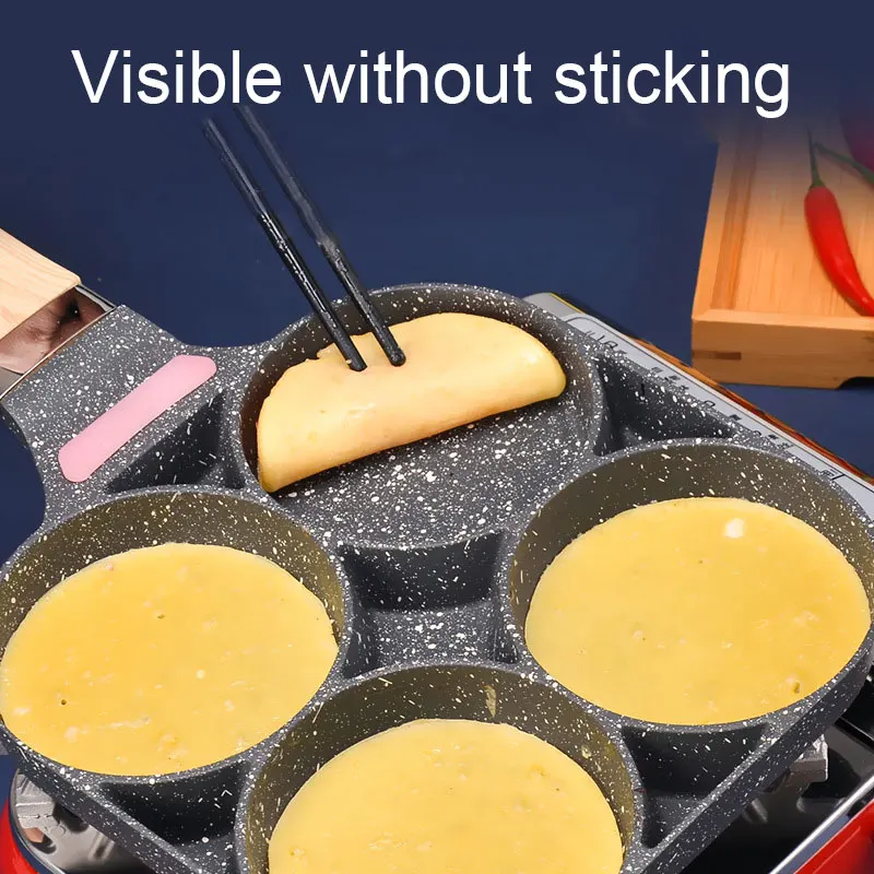 Сковорода для яиц сковорода с 4 отверстиями жарки блинов газовая плита и