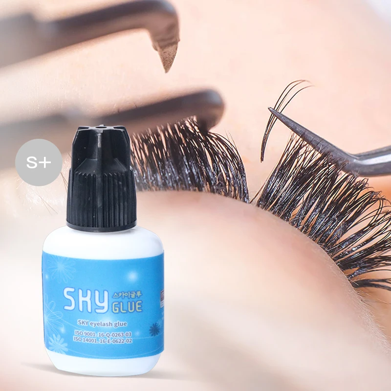 

Wholesale Super Strong Eyelash Extension Glue No Sensitive Lady Black Glue Black Cap Red Cap SKY Glue