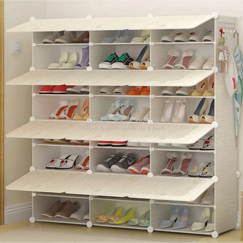 30% простой Обувной Ящик современный стеллаж для хранения обуви многослойная