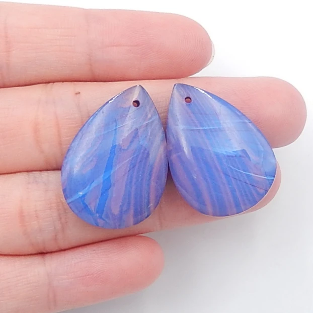 Серьги из натурального опала Боулдера бусины опалитового драгоценного камня