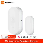 Датчик открытия и закрытия дверей Xiaomi Mi ZigBee, мини-детектор открытиязакрытия дверей, Комплект охранной сигнализации для умного дома, работает с шлюзом Mijia