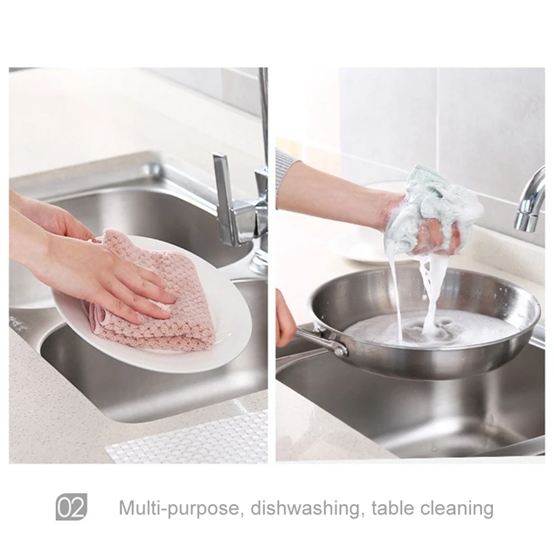 1 шт. нетканые масляные коралловые бархатные подвесные полотенца для рук Кухня