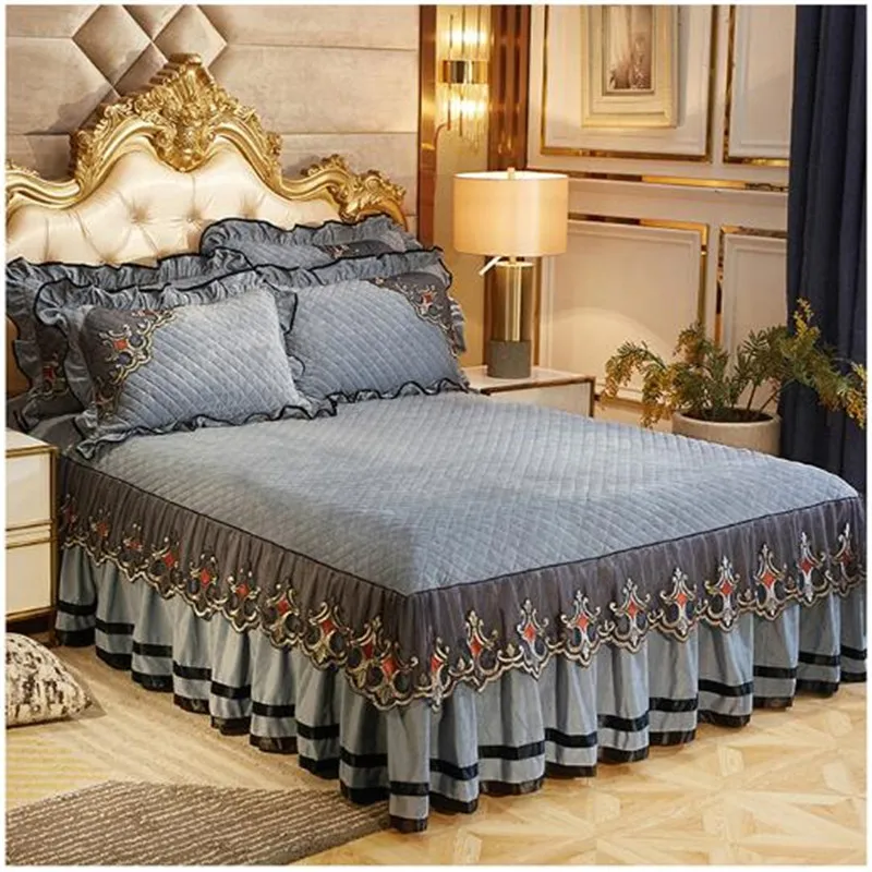 Покрывало на кровать из хрустального флиса стеганое покрывало кружевное