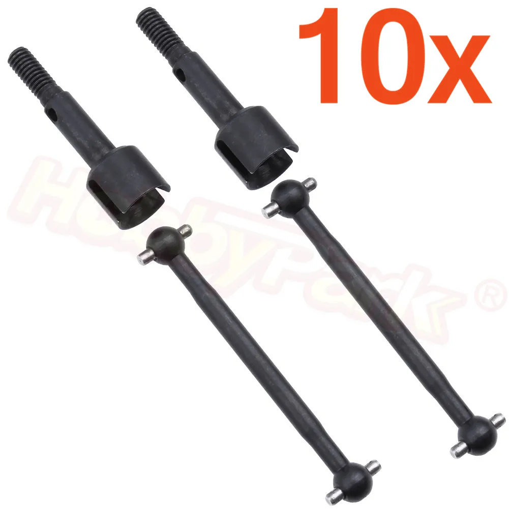 10 парт/лот стальной Металл Dogbone DriveShaft/колесная ось для HPI RS4 Sport 3 модели дрифта