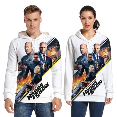 Фильмы быстрые и худи &quotФорсаж&quot кофты Hobbs шоу Косплей Взрослый костюм куртка с
