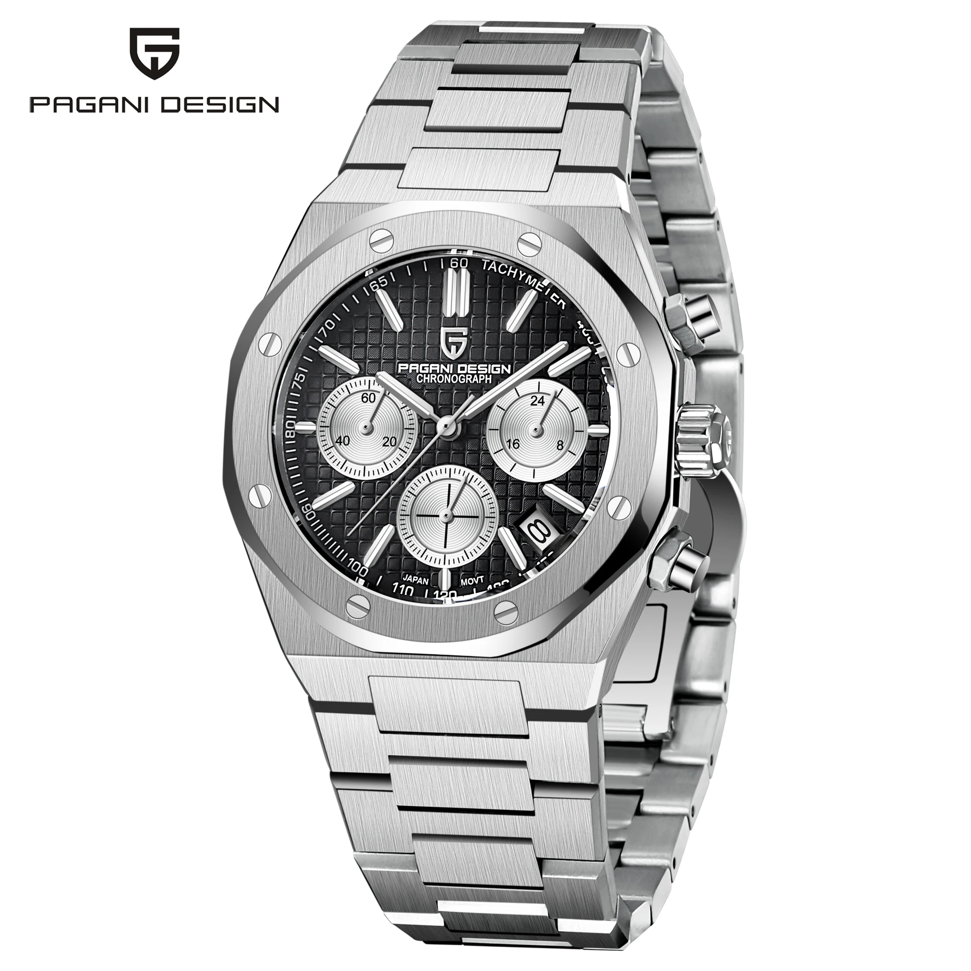 2021 Pagani Design New Top Luxury Men' Quartz Business Watch Luxury Stainless Steel Sapphire Glass Waterproof Watch Reloj Hombre