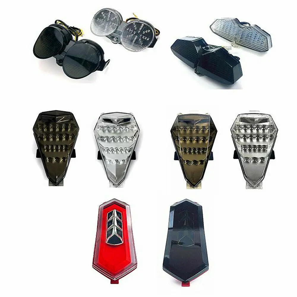 

Integrated LED Brake Tail Light Turn Signals For YAMAHA YZF R6 YZF-R6 2001-2020