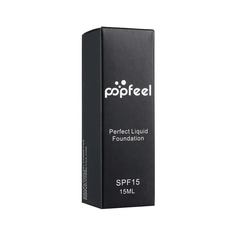 Popfeel Face Foundation Cream Base Makeup Professional Matte Finish Make Up Liquid Concealer Waterproof Brand Natural Cosmetic |