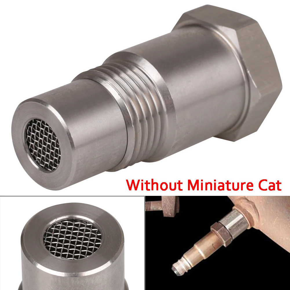 

Car Oxygen Sensor Stainless Steels Bung Plug Nut Stepped Mounting Cap Kit Plug Nut Plug Wideband Nut Fitting Weld Bungs M18X1.5