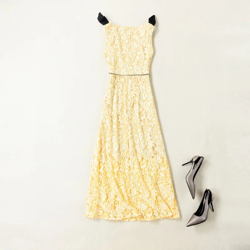 Роскошное женское кружевное платье с цветочной аппликацией элегантные