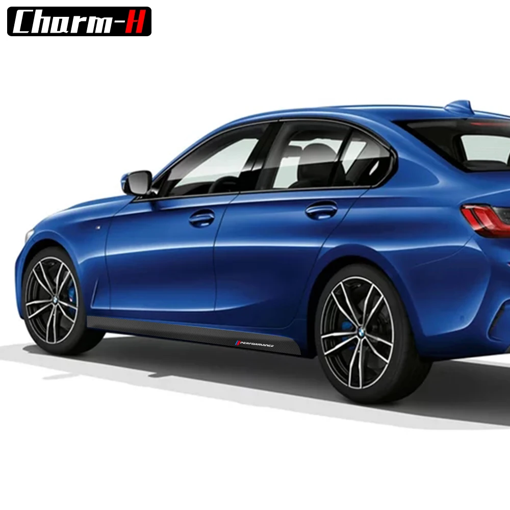 Автомобильный Стайлинг новинка M Performance 5D наклейка из углеродного волокна с