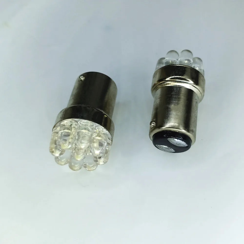 LED BA15S 6 светодиодный менного тока BA15D В переменного 36 красный синий зеленый желтый