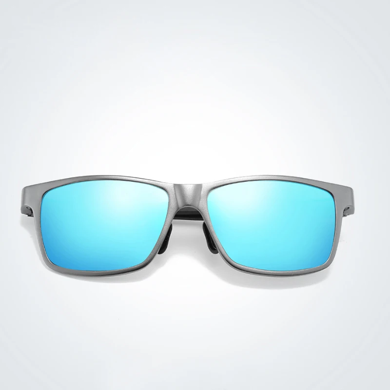 RFOLVE Men Polarized Sunglasses Aluminum Magnesium Sun Glasses Driving Night Vision Rectangle Shades For Oculos MI29 | Аксессуары для
