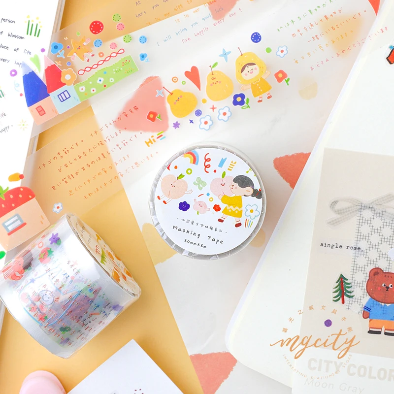 4 шт./лот маленькая милая серия правописаний милый дневник альбом украшение