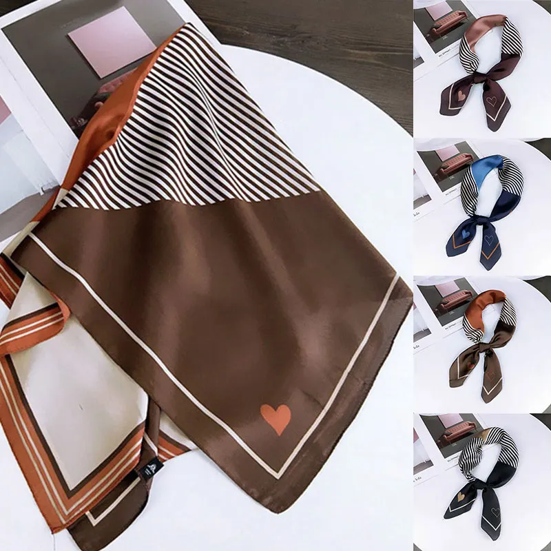 Модные женские шарфы маленький квадратный шарф плиссированный для волос со