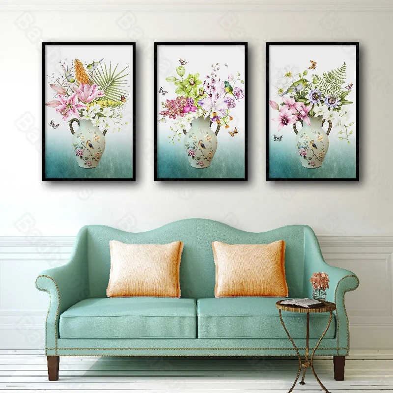 

Modern Decoration Home Fresh Bonsai Oil Painting Aisle Restaurant Paintings Living Room Decoration Sofa Background Wall