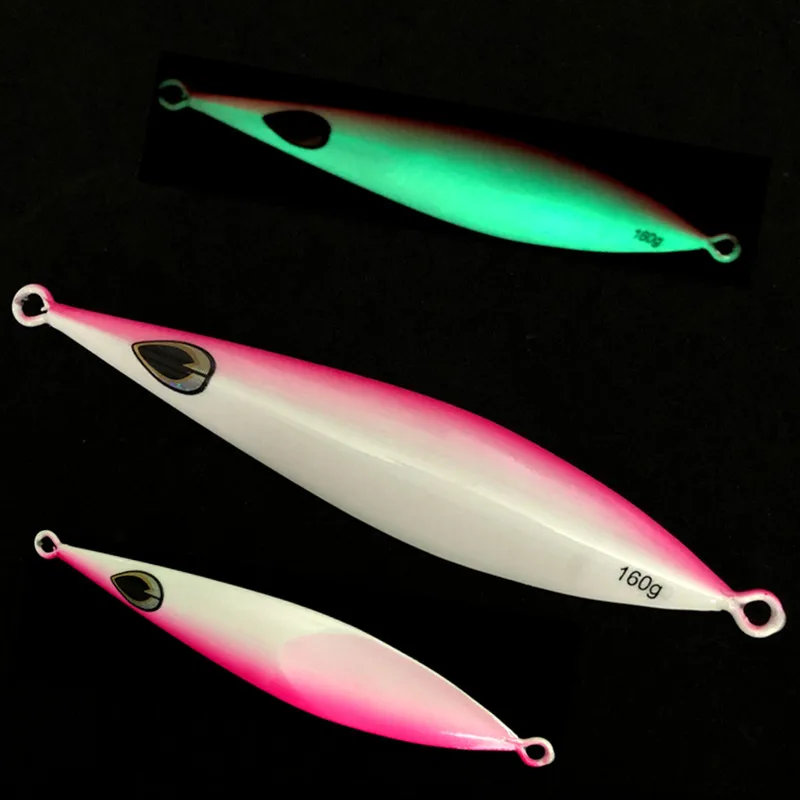 1 шт./лот 14cm160gknife джиггинг металлическая ложка высокое качество VIB искусственная приманка лодка рыболовные приманки свинцовая рыба - Цвет: 010