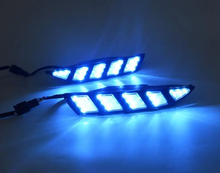 

For Volkswagen Scirocco 2011 2012 2013 2014 2015 Yellow Turn Signal Relay Waterproof 12V Car LED DRL Daytime Running Light